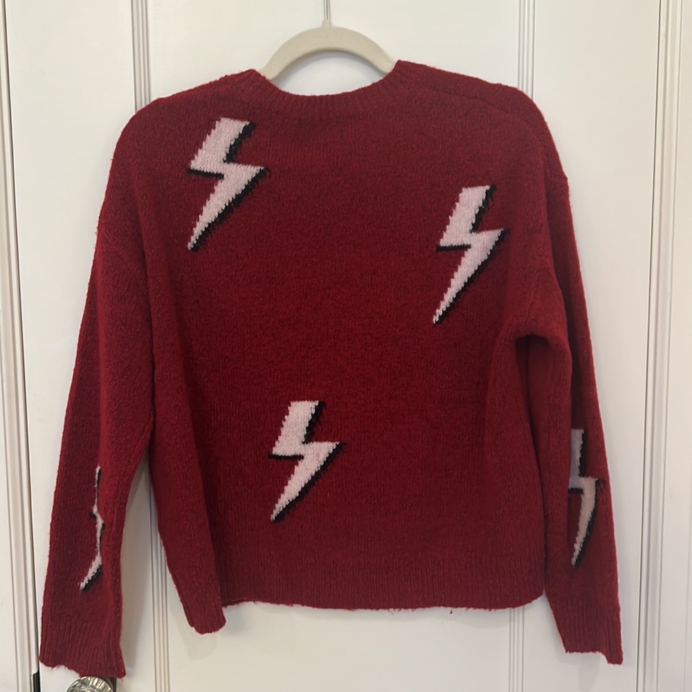 Rails Lightning Bolt Sweater Red (Xs) - image 4